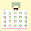 No School | Sticker Sheet