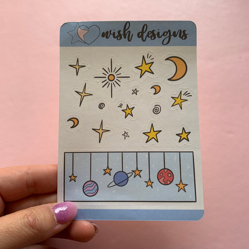 Stars & Space | Sticker Sheet