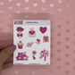 Valentines Deco | Sticker Sheet