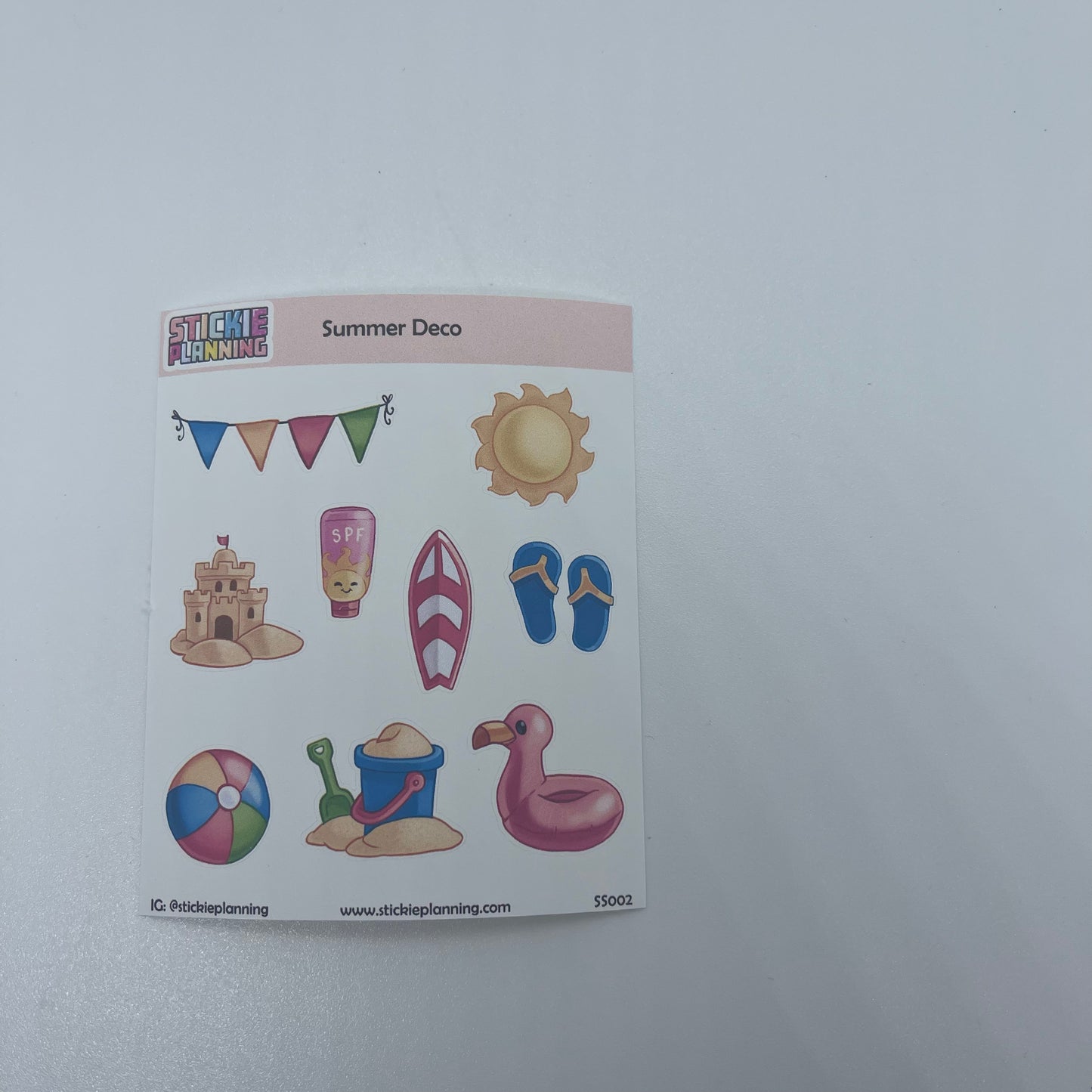 Summer Deco | Sticker Sheet