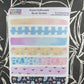 Halloween PASTEL Brush Strokes | Sticker Sheet