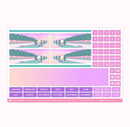 India - Amethyst Sunset | Monthly Sticker Kit (B6)