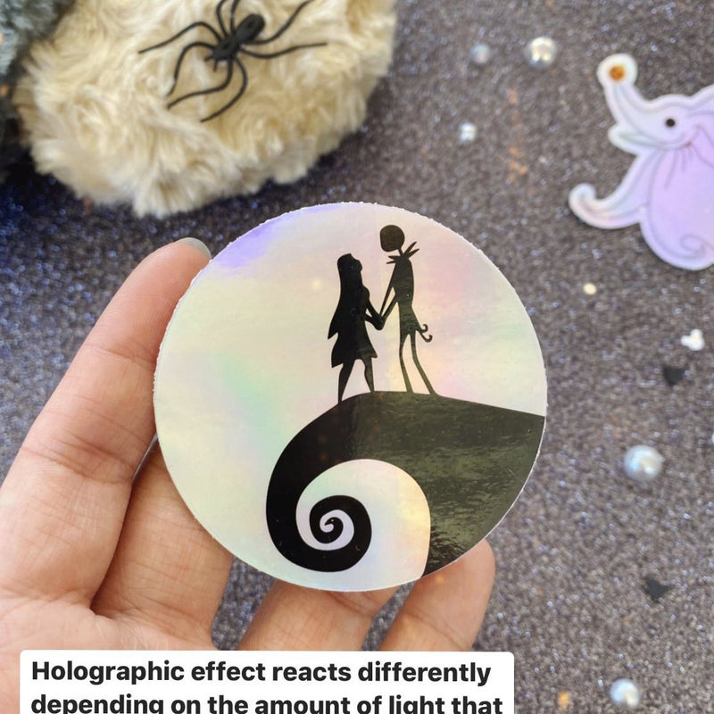 Jack & Sally | Holographic Sticker