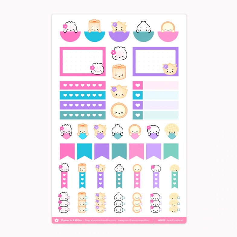 Jade Functional | Sticker Sheet