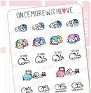 Just 5 More Minutes... I'm So Tired Mode | Sticker Sheet