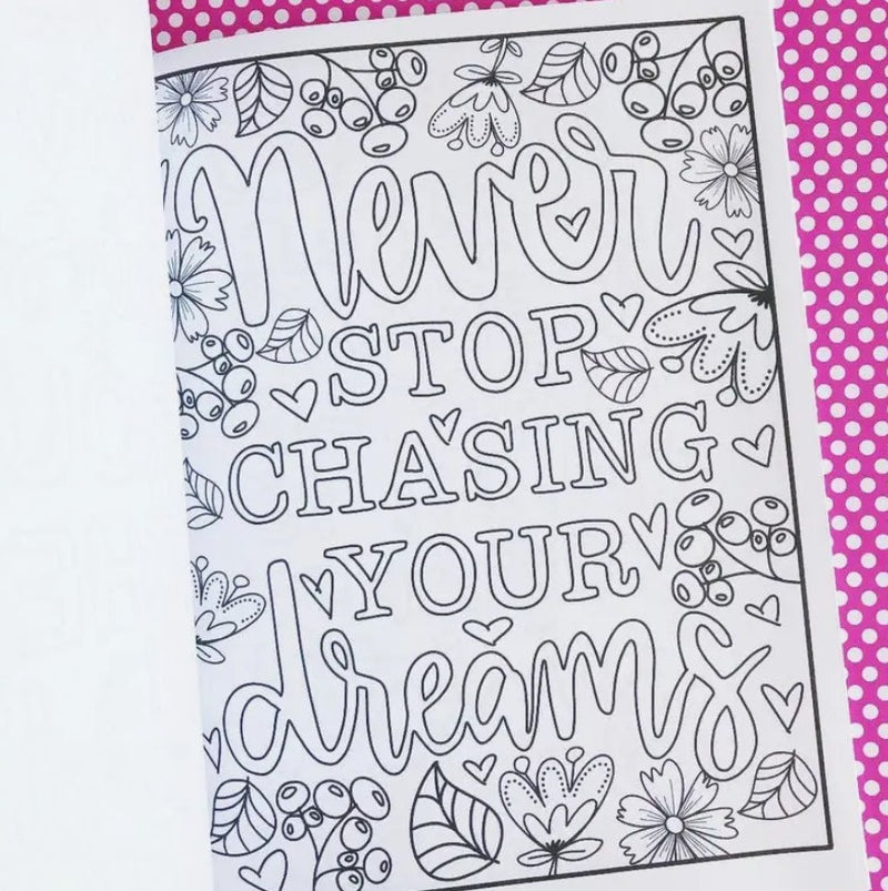 Positive Vibes | Inspirational Colouring Book
