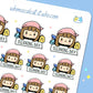 Kawaii Cleaning Day | Sticker Sheet