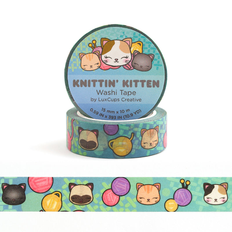 Knittin' Kitten | Washi