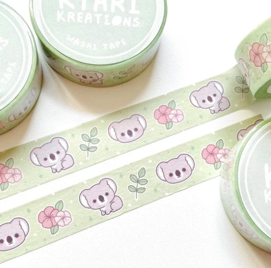 Koala and Flowers | Washi