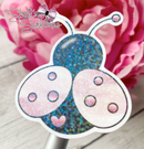 Lady Bug | Glitter Overlay Die Cut
