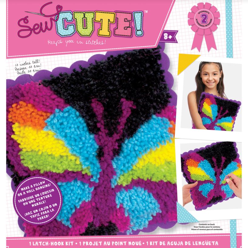 Sew Cute - Latch Hook - Butterfly