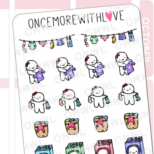 Laundry Day | Sticker Sheet