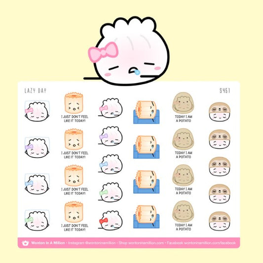 Lazy Day | Sticker Sheet