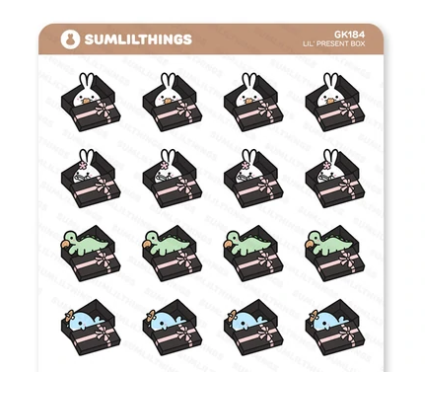 Lil Children's Game - Gift Box | Sticker Sheet