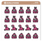 Lil Children's Game - Pink Soldiers | Sticker Sheet