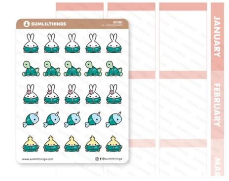 Lil Children's Game - Players | Sticker Sheet