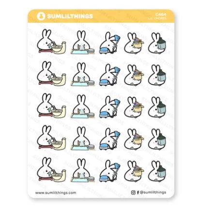 Lil' Chores | Sticker Sheet
