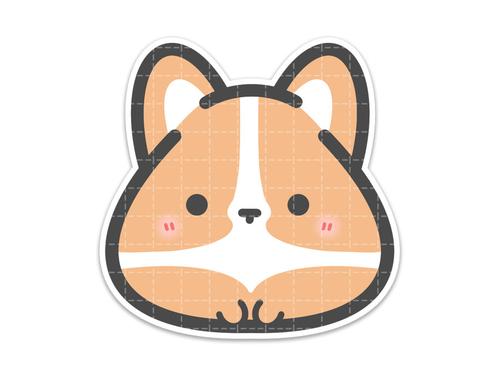 Lil' Corgi Vinyl Sticker