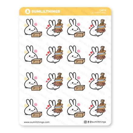 Lil' Happy Mail | Sticker Sheet