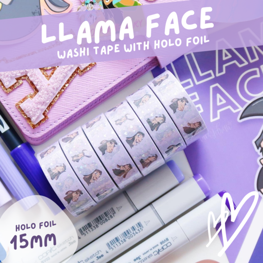 Llama Face | Washi