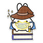 Magic Reading Vinyl Sticker