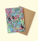 Magpies in the Gum Blossom | Greeting Card
