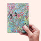 Magpies in the Gum Blossom | Greeting Card