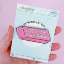 Make Mistakes Eraser Enamel Pin