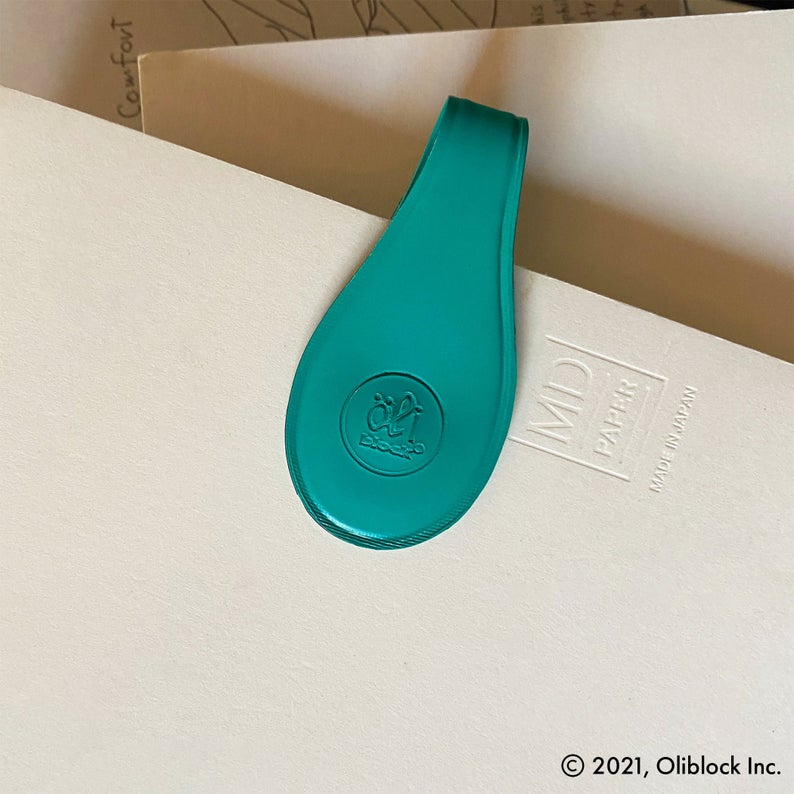 Matte Green Magnetic Paper Clip