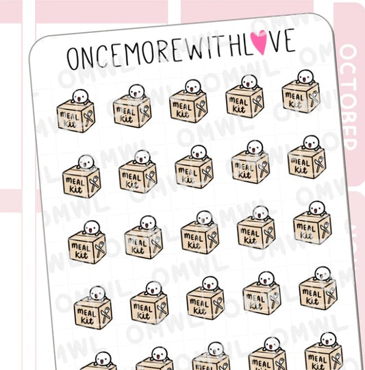 Meal Kit (Cardboard) | Sticker Sheet