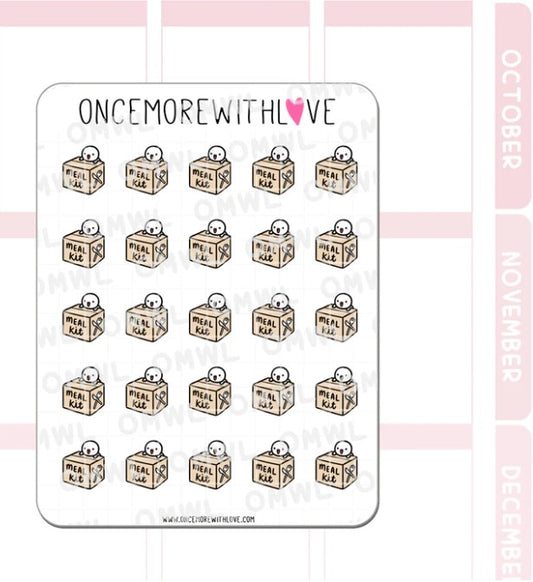 Meal Kit (Cardboard) | Sticker Sheet