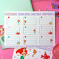 Mermaid Magic | Notes Stickers