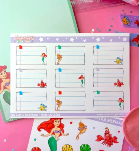 Mermaid Magic | Notes Stickers