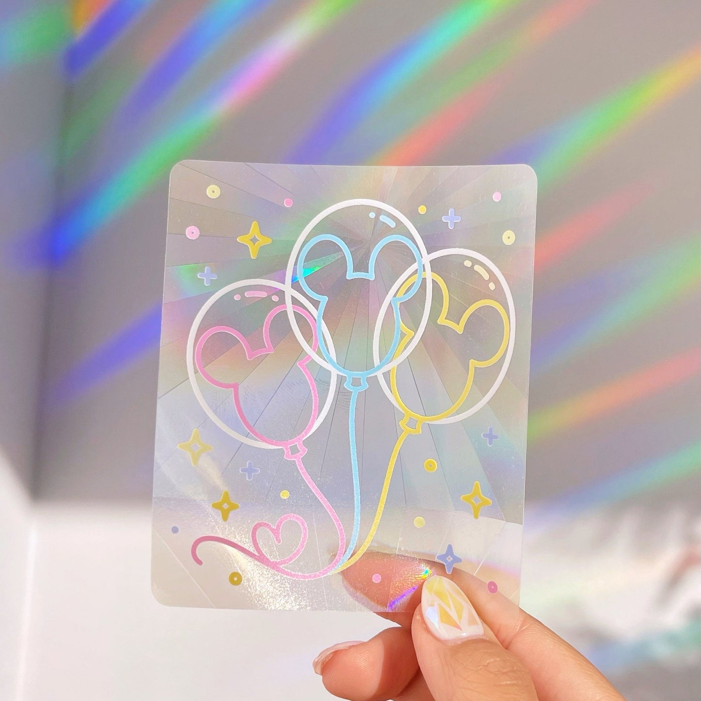 Mickey Balloons | Suncatcher