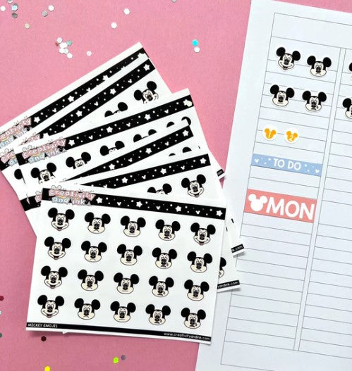 Mickey Emojis | Sticker Sheet