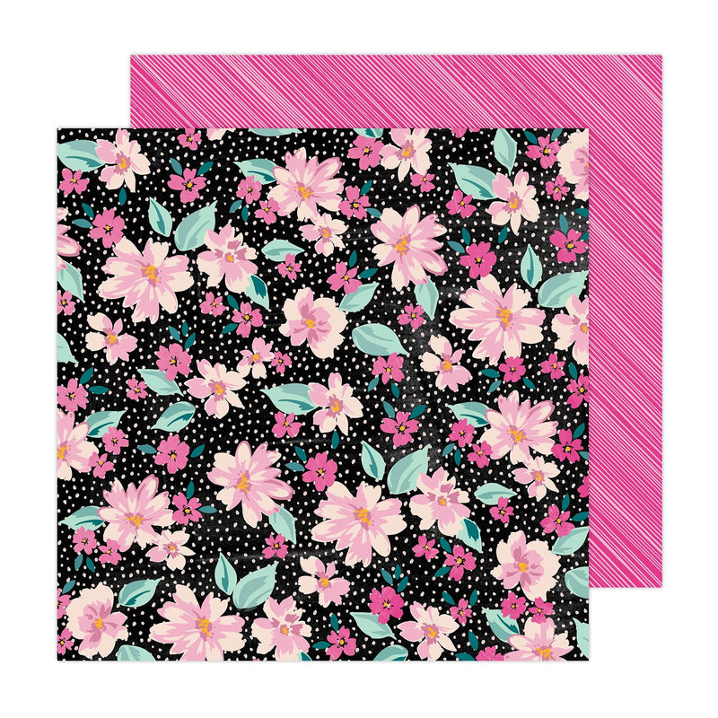 Brave and Bold - Midnight Garden | 12x12 Patterned Paper