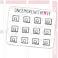 Weather - Hail | Mini Sticker Sheet