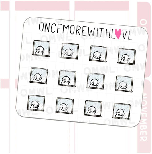 Weather - Hail | Mini Sticker Sheet