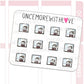 Weather - Icy Cold | Mini Sticker Sheet