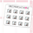 Weather - Icy Cold | Mini Sticker Sheet