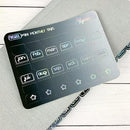 FOIL Mini Monthly Tabs | Mini Sheet
