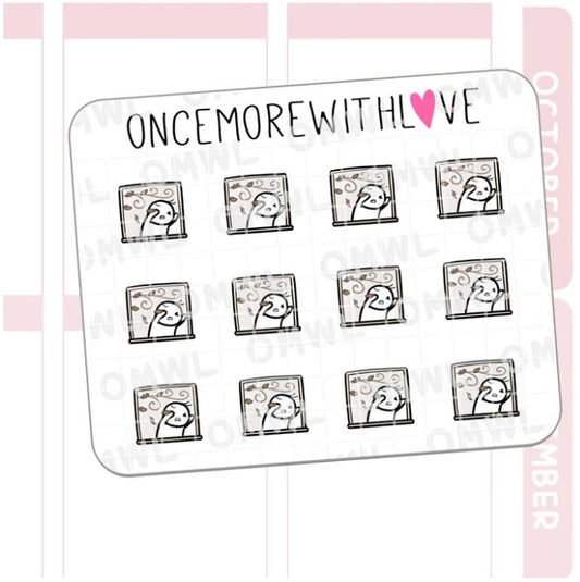 Weather - Windy | Mini Sticker Sheet