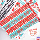 Mei Mood Tracker (Red/Green) | Sticker Sheet