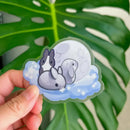 Moon Bunnies | Vinyl Sticker