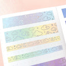 Rainbow Gradient Moonlight | Washi (Set of 2)