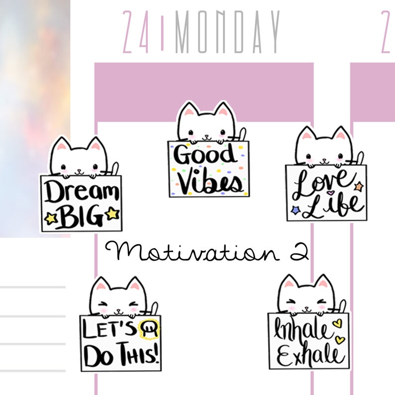 Motivation 2 | Sticker Sheet