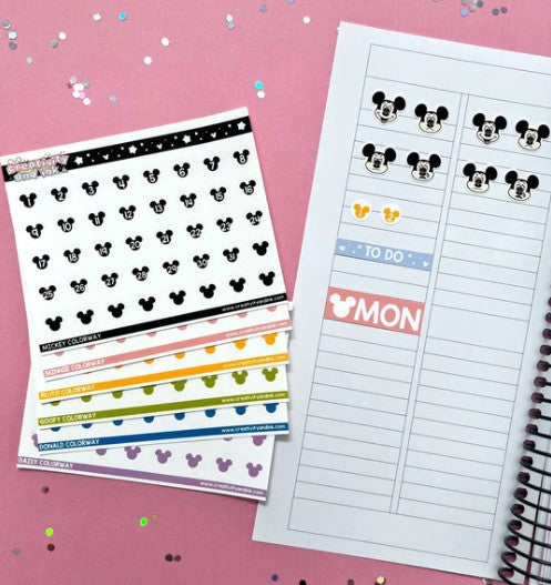 Mouse Date Dots | Sticker Sheet
