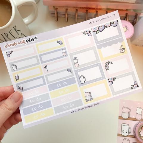 My Cups Collection | Vertical Kit and Washi Bundle