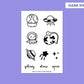 Need A Lil' Space  | Mini Clear Stamp Set
