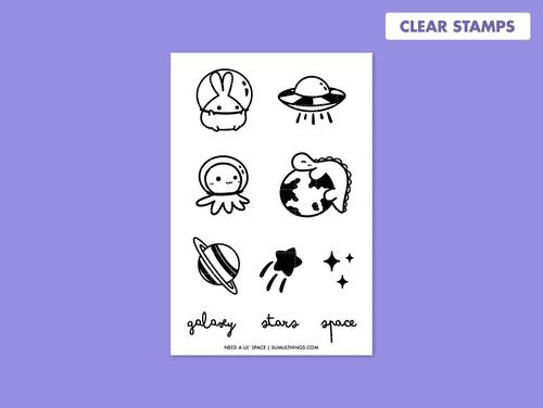 Need A Lil' Space  | Mini Clear Stamp Set